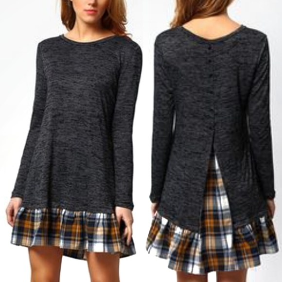 ROSETTE Layered Look Tunic Sweater Sz M - Picture 1 of 13